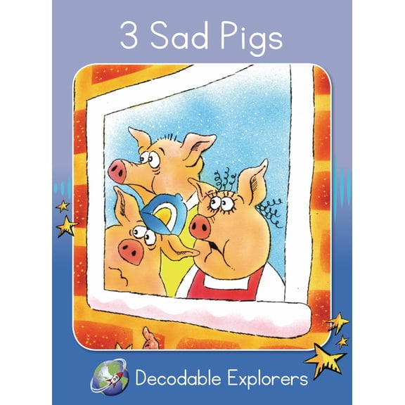 Red Rocket (Tm) Readers Decodable Explor 3 Sad Pigs: Skills Set 2, (Paperback)