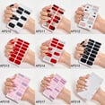 thumbnail image 3 of Long Lasting Self Adhesive for Women Girls Press On Nail Nail Stickers Nail Polish Strips Full Nail Wraps Nail Art Decal AF028, 3 of 8
