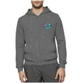 thumbnail image 4 of Txeol Men Dialysis Hoodie with Arm Zipper Full Zip Fleece Jackets Solid Long Sleeve Lightweight Graphic Sweatshirts,Gray,XL, 4 of 7