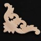 thumbnail image 5 of Molduras de Esquina Talladas en Madera Apliques Onlay DecoracióN Muebles Sin Pintar 4 Piezas 12X12Cm, 5 of 5