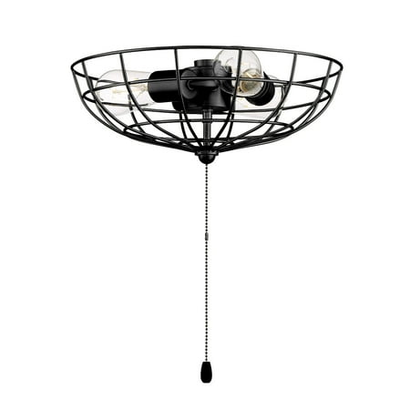 

Craftmade Lk2801-Led 14 Wide 3 Light Led Ceiling Fan Light Kit - Black