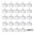thumbnail image 3 of Billuyoard 24 piezas de velas sin llama que funcionan con pilas, velas falsas que cambian de Color para fiestas, luces de té eléctricas, decoración de Kits de decoración para fiestas Billuyoard HA067067-00B, 3 of 6