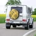 thumbnail image 7 of Kll White Wine Seamless Tire Cover,Universal Wheel Tire Cover For Trailer, Rv, Suv, Truck,Camper And Many Vehicle,(14 Inch), 7 of 7