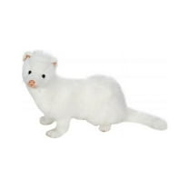 Hansa Plush White Ferret, 12"