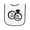 White and Navy, variant on Inktastic I've Got the Rings Ring Bearer Baby Terry Cloth Bib