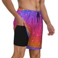 thumbnail image 2 of Fotbe Holiday Shiny Traje de Baño para Hombre – Shorts de Natación de Secado Rápido con Forro y Bolsillos-XX-Large, 2 of 6