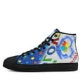 thumbnail image 3 of American flag Israeli Jewish High Top Canvas Shoes Sneakers, 3 of 7