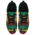 thumbnail image 2 of Rastafarian Flag With Lion Shoes for Men Women Running Sneakers Breathable Casual Sport Tennis Shoes Gift for Him Her Black Size 8, 2 of 5