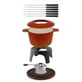 thumbnail image 3 of Swissmar Sierra 11 Piece Cast Iron Fondue Set, Orange, 3 of 4