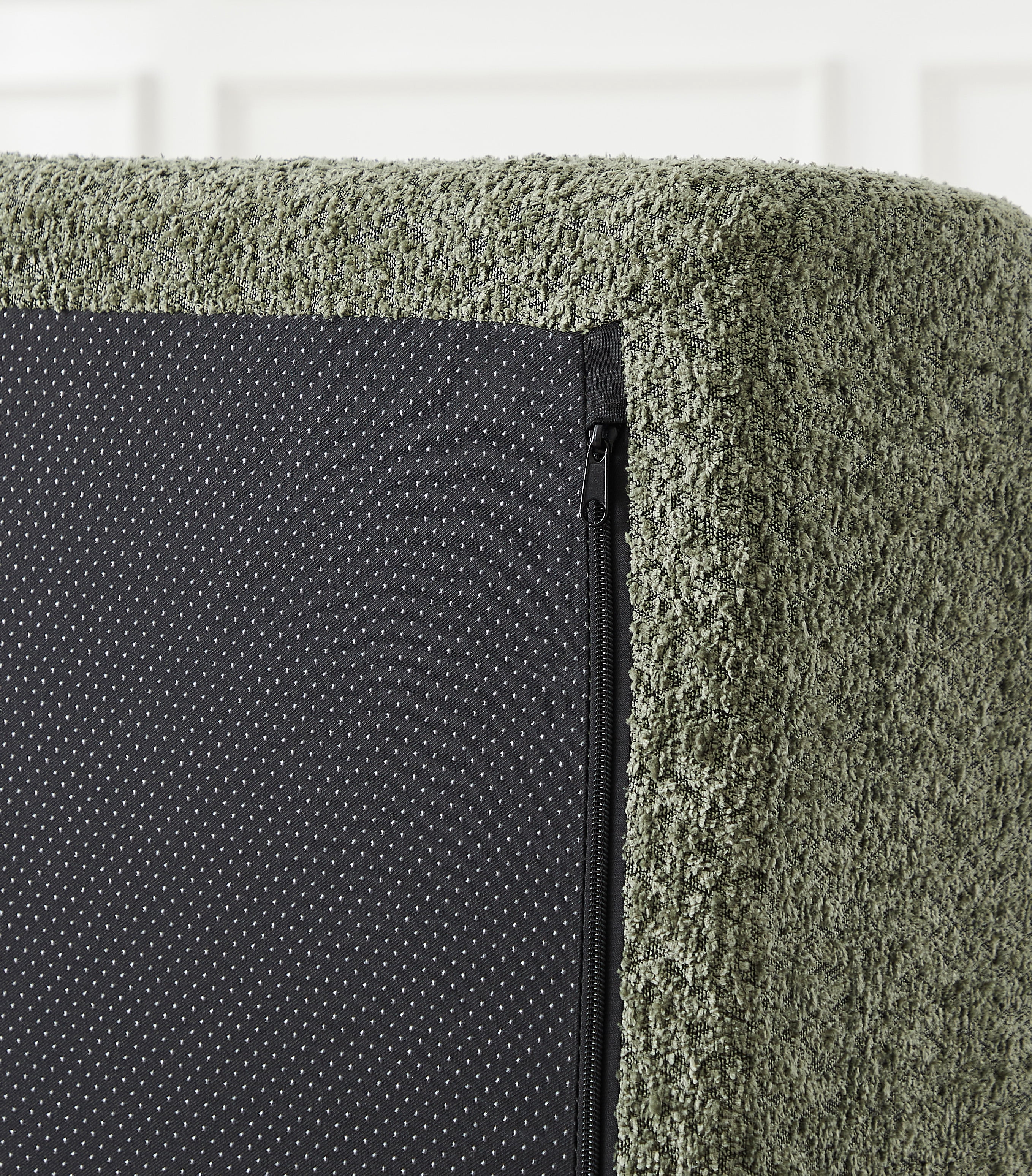 Sleeper Sofa 78.9 Inch with Chenille Fabric and Modular Design, Convertible Floor Sofa Bed and Folding Mattress Couch with Removable Armrests, Green