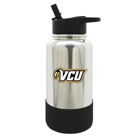 

NCAA VCU Rams 32oz Chrome Stainless Steel Vacuum Insulated Water Bottle