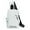 White#3, variant on Deago Men Women Chest Sling Shoulder Bag Cross Body Fanny Pack Sports Travel Backpack with Earphone Hole (Gray)