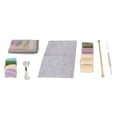 thumbnail image 1 of Latch Hook Kits, DIY Portable Coaster Hook Kit Lightweight  For Home For Kids, 1 of 8