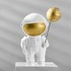 thumbnail image 4 of 2x Estatuas de astronauti Del astronauti de Resina Artesanías de en Miniatura para en hogar Soledad Figuras de astronauta de resina, 4 of 10