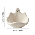 thumbnail image 3 of Ghost Shaped Halloween Candy Bowl, Plastic Snack Treat Jewelry Tray for Tabletop Entryway Kitchen Party Home Decor and Cute Spooky Candy Display, 3 of 6