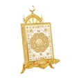 thumbnail image 4 of GROWTH TANK Islamic Muslim Quran Box with Stand Fancy Multifunctional Birthday Gift Gold S, 4 of 9