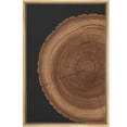 thumbnail image 6 of Framed Canvas Print Tree Ring Wall Art Rustic Nature Decorative for Living Room Bedroom - 16"x24" NATURAL, 6 of 8