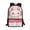 Pink Mushroom Axolotl, variant on HUIACONG Cow Print School Backpack for Middle School Girls Large Capacity Breathable Adjustable Straps for Kids 6‑18 Back to School Daily Use