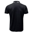 thumbnail image 2 of NIEWTR Men's Casual Polo Shirts Classic Button Basic Short Sleeve Shirt Solid Color Tees Stylish Tops(Black,XXL), 2 of 7