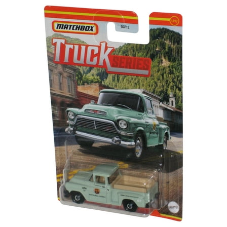 Matchbox '57 GMC Stepside (2021) Mattel Sea Green Toy Car 12/12