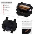 thumbnail image 3 of Hobo Handbag with Multi Pocket for Shopping Hiking Daily Use, 3 of 5