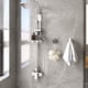 thumbnail image 3 of Hmwy-Modern Bathroom Black Hardware Toallero Toallero de acero inoxidable Gancho para barra Accesorios de baño 4 piezas (Plata) Rojo Verde RV1016-0123503FYD, 3 of 4