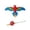 C, variant on Dynamic Kite with Fishing Line Reel - Outdoor Beach Angling Themed Flying Wing Kite with Rod and Line for Family Outdoor Activities