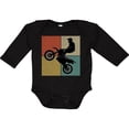 thumbnail image 3 of Inktastic Motocross BMX Dirt Biking Boys or Girls Long Sleeve Baby Bodysuit, 3 of 5