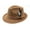 Khaki, variant on Traditional German Hat Fedora with Feather for Oktoberfest Celebrations and Outdoor Events