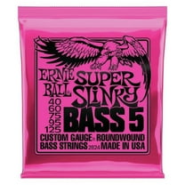 Ernie Ball Bass Guitar Round Wound Strings, 7.50 in