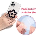 thumbnail image 3 of Acrylic Flower Collapsible Expandable Multi Functional Mobile Phone Grip & Kicktand，Green, 3 of 5