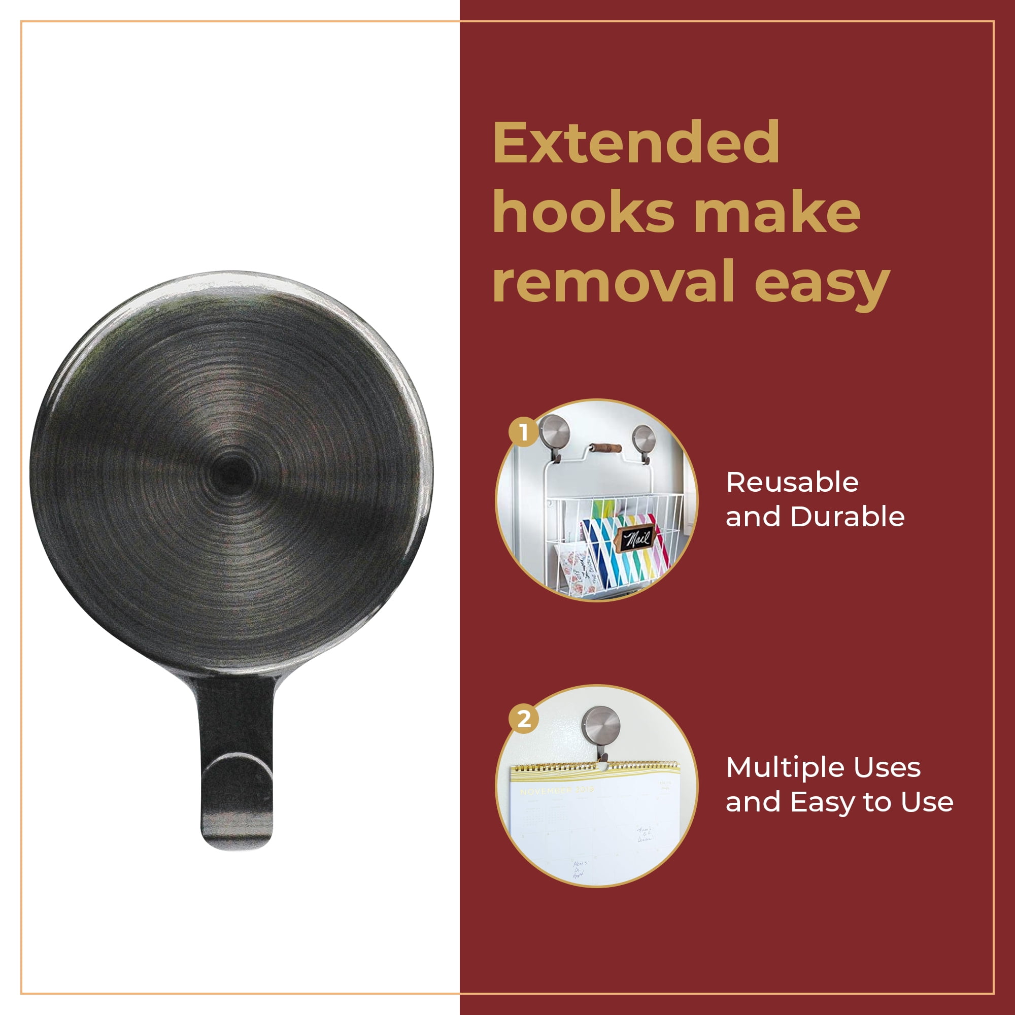 Bullseye magnetic wreath hooks sales