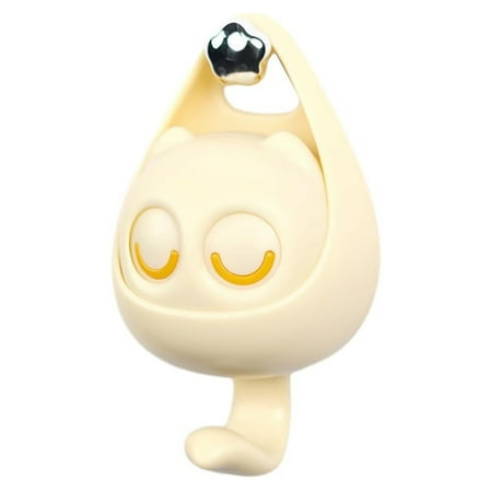 

Postuois Wall Hook Self-adhesive Great Stickiness Blinked Owl Shape Great Load Bearing Anti-slip Bag Hat Clothes Towel Hanging Hook Wall Decoration Horm Dorm Hanger
