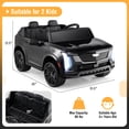 thumbnail image 3 of Costway 2 Seater Ride on Truck with Remote Control 3 Speeds LED Lights Horn Music Story, 3 of 10