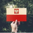 thumbnail image 2 of Poland Country Flag, Letterpress (4x6 Birch Wood Postcards, 2-Pack Stationary, Rustic Home Wall Decor), 2 of 5