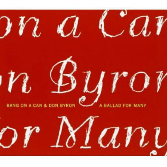 Don Byron - A Ballad For Many - Music & Performance - CD