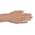 thumbnail image 3 of AVORA 10K Yellow Gold Flat Beaded Midi Stackable Fashion Ring  - Size 7, 3 of 6