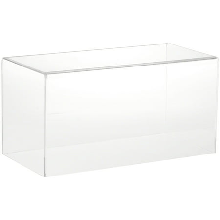 Plymor Clear Acrylic Display Case with No Base, 12" W x 6" D x 6" H