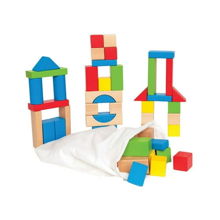 Maple Blocks Set - Natural and Color Maple Blocks (Set of 50)