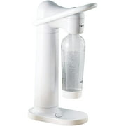 Carbonator/Sparkling & Seltzer Water Maker with 1000ml BPA Free Bottle (White) Soda Maker Machine