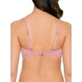 thumbnail image 3 of Time and Tru Women’s Striped Ruffle Bikini Top, 3 of 4