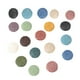 thumbnail image 1 of 19 cuentas de piedra volcánica de 20 x 20 x 7 mm, bolas redondas de colores, colgantes para pulseras, pendientes y joyería (colores variados), 1 of 6