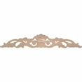 thumbnail image 3 of Ekena Millwork 36 1/2"W x 6 1/4"H x 1"D Large Farmingdale Center with Scrolls, Cherry, 3 of 3