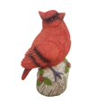 thumbnail image 1 of Oiseau Rouge Cardinal Costaud sur une Statue de Branche Sculpture Figurine, 1 of 5