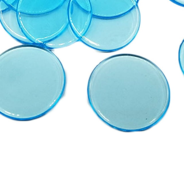 Langgg 100PCS/Set Plastique 19mm Puces Marqueurs de Couleur Multi Fun Club Familial Enfants Jeu Fournitures Compter Math Jouets