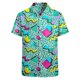 thumbnail image 3 of Camisa hawaiana con estampado 3D de peces para hombre, camisa colorida de manga corta con botones, divertida camisa de fiesta para playa, ropa para hombre, 3 of 5