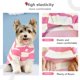 thumbnail image 4 of 2 Piezas Camisas para Perros a Rayas Camisetas Transpirables para Perros pequeños Gatos Niña Niño Cachorro Sudadera para Caniche Taza de té (Rosa+Rojo, Mediano), 4 of 5