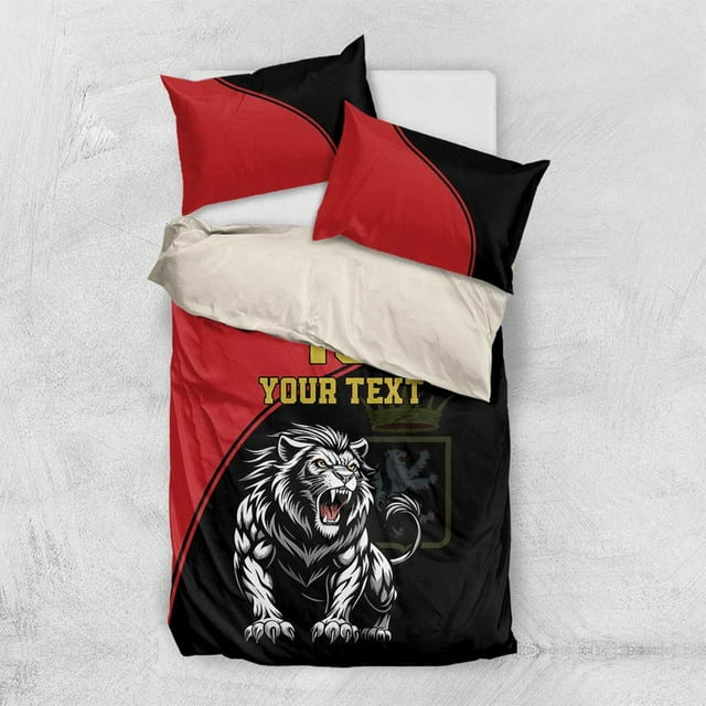 Custom Aosta Valley Bedding Set Lion Sporty Style LT18