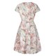 thumbnail image 5 of VISgogo Vestido de verano para mujer, manga corta, cuello en V, estampado a la moda, cierre de botón, vestido con cinturón VISgogo moda, 5 of 9