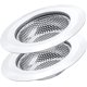 thumbnail image 2 of Paquete de 2 Coladores para Fregadero de Cocina, Drenaje de Fregadero Anti Obstrucción de Malla de Borde Ancho de 4,5"de diámetro (11,4 cm), 2 of 5